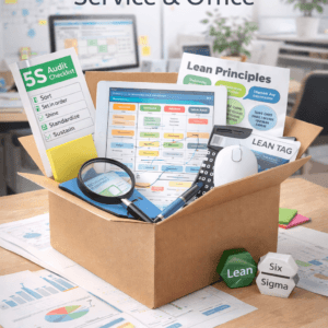 Pack d’outils Lean Service et Office CoLean pour l’amélioration continue des équipes tertiaires