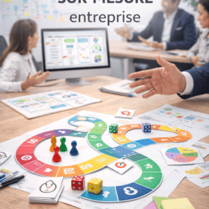 Serious game sur mesure utilisé en entreprise pour la formation et la collaboration
